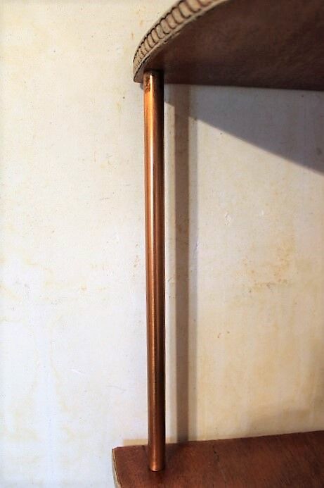 Etagère d’angle 50s unique