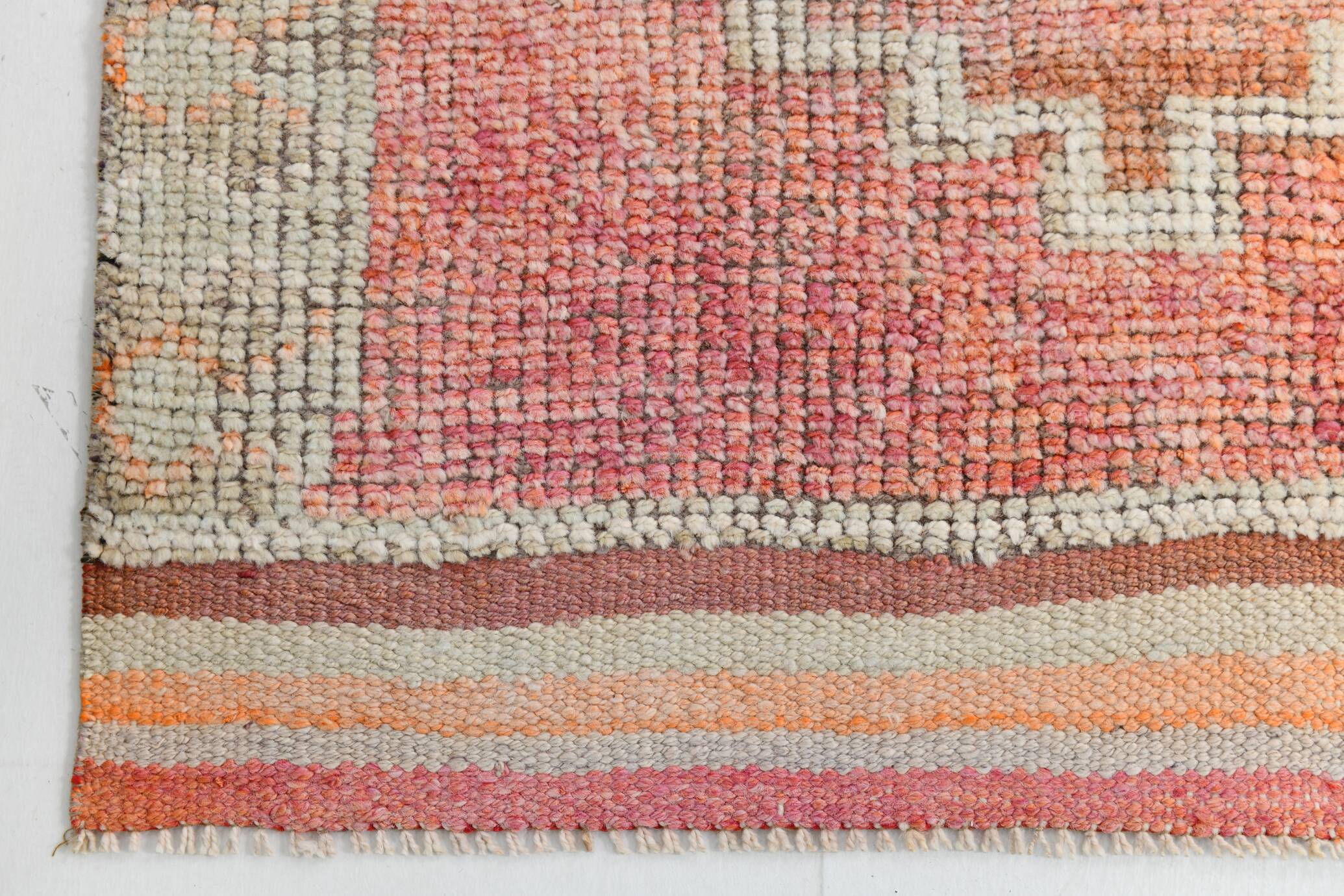 Tapis turc pastel doux, 91 x 313 cm