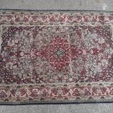 Tapis ancien kashmir laine et soie 144x93cm