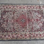 Tapis ancien kashmir laine et soie 144x93cm