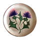Vallauris plate with thistles