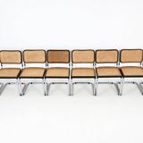 Set of 8 Dining Chairs Style B32 by Marcel Breuer