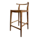 tabouret de bar / tabouret en bois wabisabi