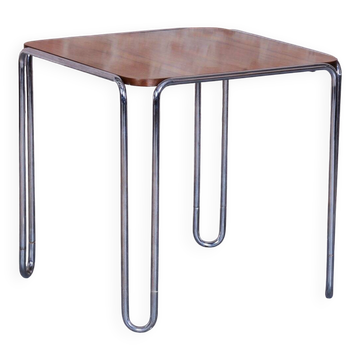 Art Deco Dining Table in Walnut by M. Breuer for Thonet, 1930s