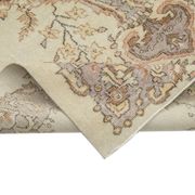 Handmade antique oriental beige rug 184 cm x 295 cm