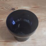 Vase en verre bleu vintage