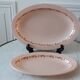 Duo de petits plats ovals Longwy modèle Betty