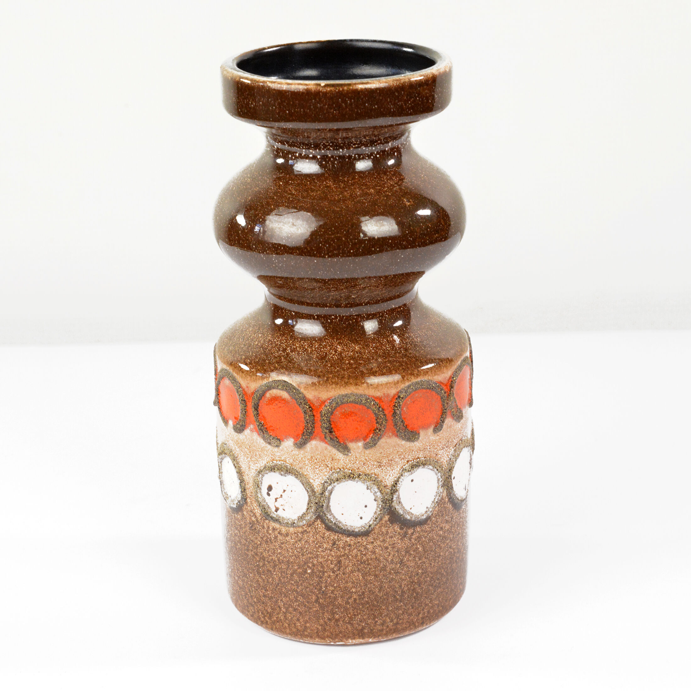 1960s Opart, Ceramic vase, Ü Keramik, Germany