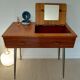 Scandinavian hairdresser in teak veneer - 1960s