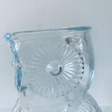 Vintage glass pitcher owl shape