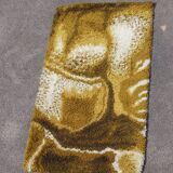 Vintage space age shaggy rug Junghans Germany 1970s