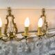Pair of Wall Lamp Bronze And Crystal 2 Lights