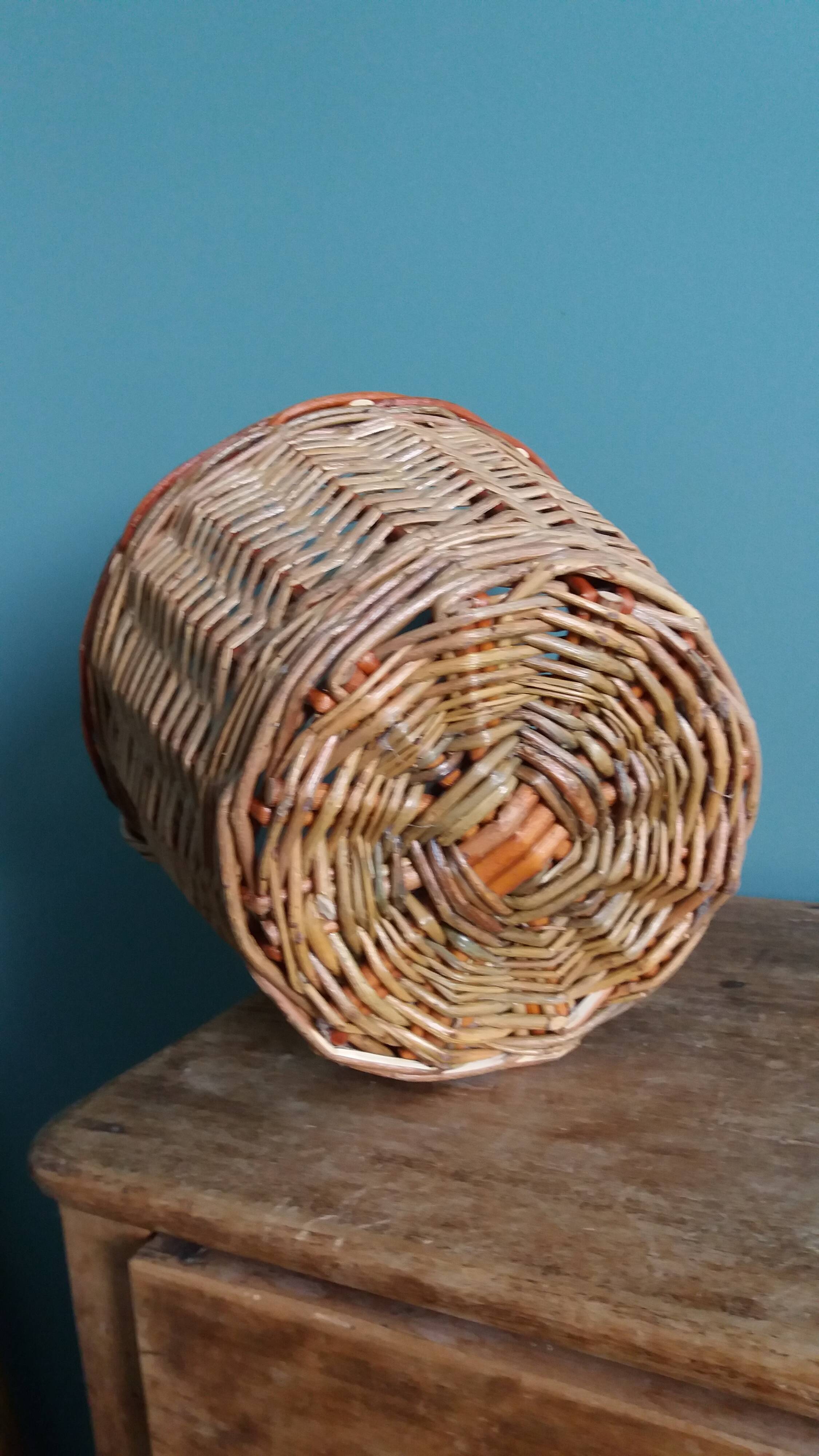 Panier à anse en osier