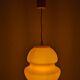Orange opaline suspension from the 60s/70s