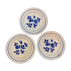 Lot of 3 plates  Moulin des Loups