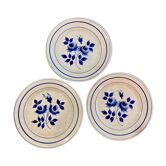 Lot of 3 plates  Moulin des Loups