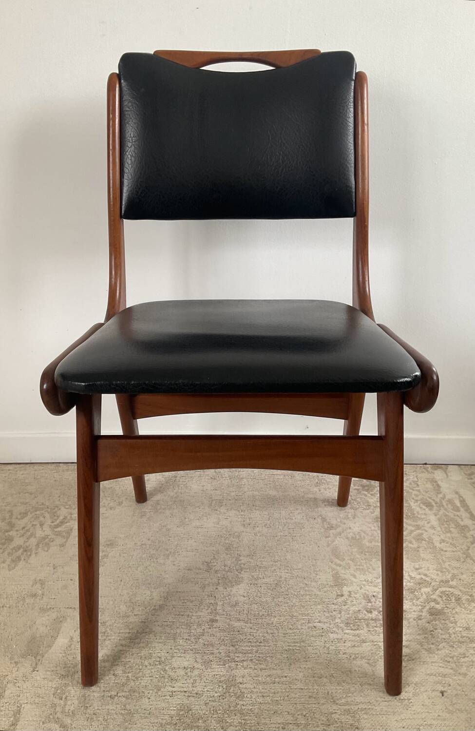 Scandinavian chair attributed to Louis Van Teeffelen from the 1960s