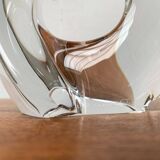 French glass table lamp from the mid-century by Daum, 1960s.