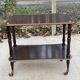 Desserte 2 plateaux vintage en palissandre