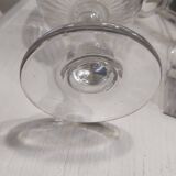 Wedding glass, blown glass from the 19th century.