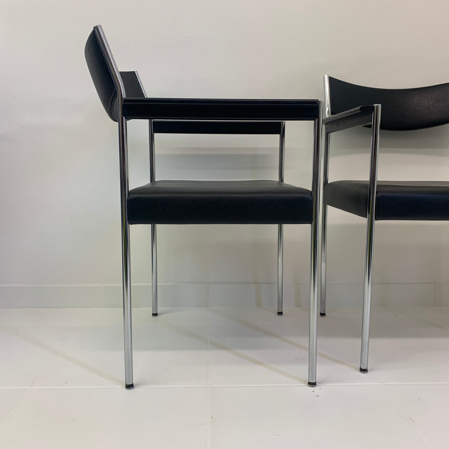 Set of 2 armchairs by Edlef Bandixen for Kusch + co 1970