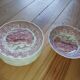 Fontebasso “Swiss Landscape 1760” Rose | Ensemble de Collection 9 Assiettes