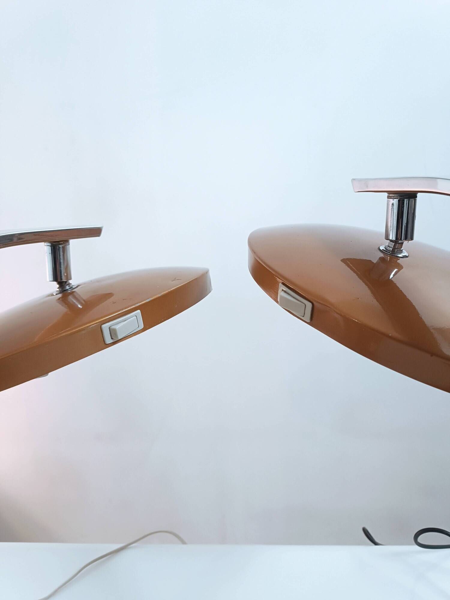 Pair of 520c lamps by LP Oliva for Fase 1970s