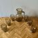 Vintage smoked glass lemonade set - vemam - made in italy