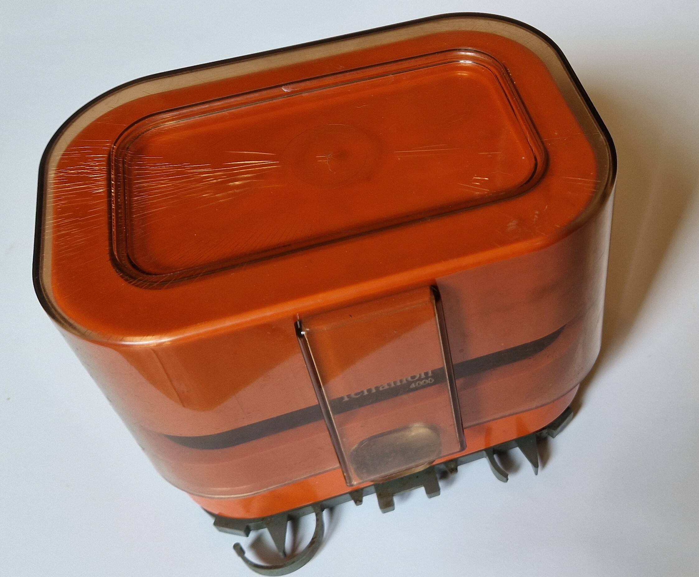 Terraillon 4000 orange kitchen scale vintage 1970