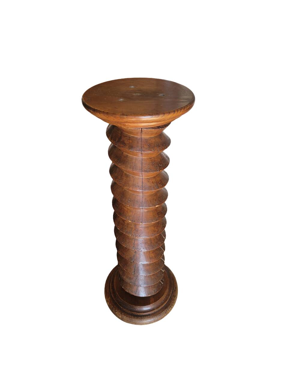 Solid wood "press screw" saddle