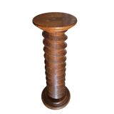Solid wood "press screw" saddle