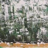 Huile sur toile, cascades/sillans