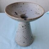 Pyrite stone candlestick