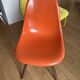 4 Chaises Charles & Ray Eames Herman Miller DSW orange