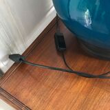 Vintage cracked ceramic lamp