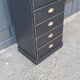 dresser rag five drawers patina black