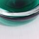 Cendrier en verre de Murano vert