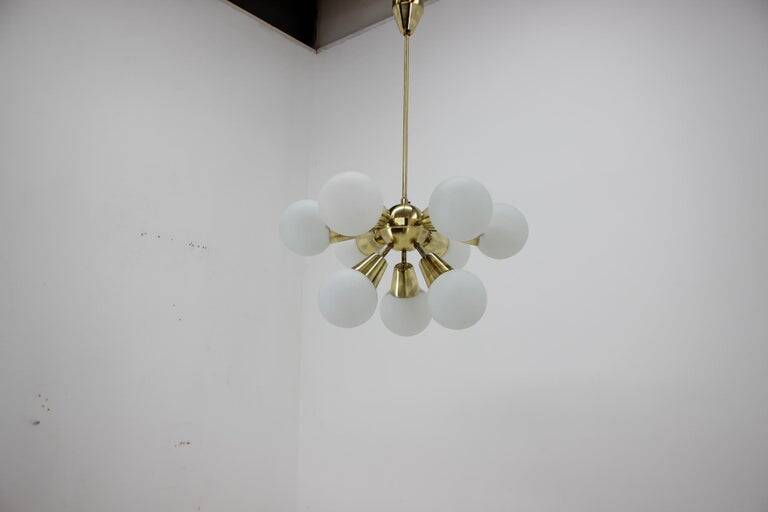 Midcentury Space Age Sputnik Chandelier, 1970s