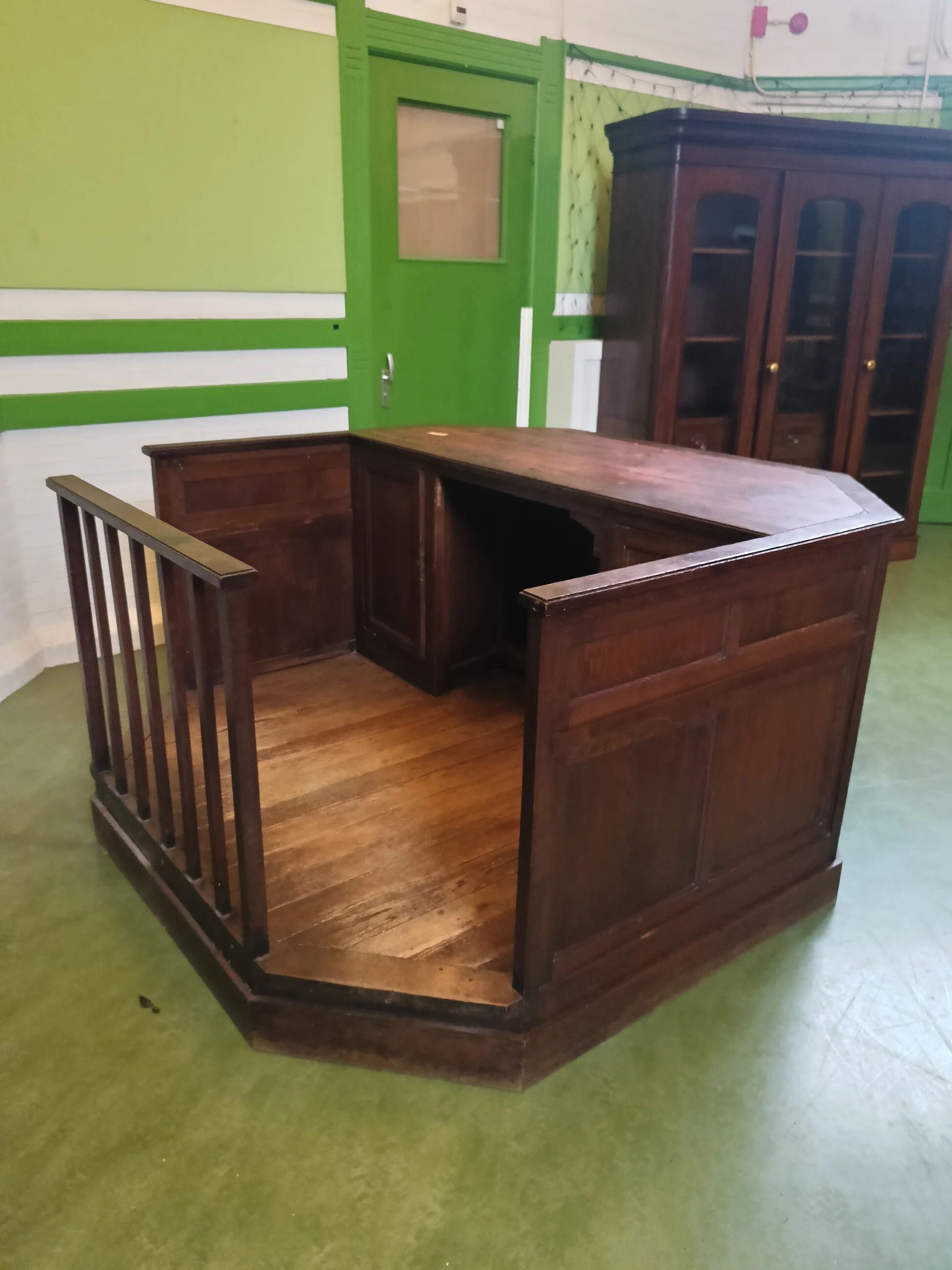Antique court speaking desk