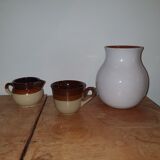 Duo of cup and milk jar