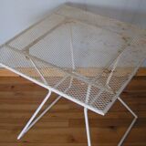 Metal garden table