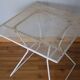 Metal garden table
