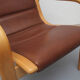 1980s relax-chair with footstool, Yngve Ekström for Swedense
