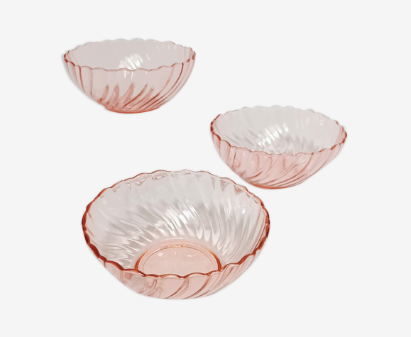 Set Of 4 Cups In Pink Glass Arcoroc Rosaline Selency Set Of 4 Cups In Pink Glass Arcoroc Rosaline Selency