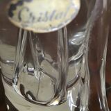 Crystal foot bedside lamp