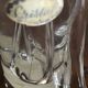 Crystal foot bedside lamp