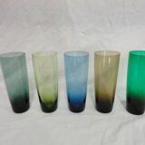 Five vintage 50s glasses