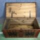 Fir chest with original painting-early twentieth