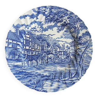 Assiette vintage, porcelaine anglaise de Myott