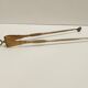 Brass, Iron and Thick Glass Fireplace Tools Set attr. to Fontana Arte